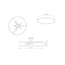 Trio 603900502 Hotel mennyezeti lámpa