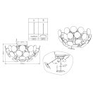 Trio 609900357 Discalgo mennyezeti lámpa