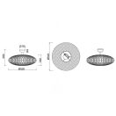 Trio 612300236 Hedda mennyezeti lámpa