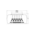 Trio 616700306 Crystel mennyezeti lámpa