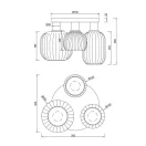 Trio 619800332 Diva mennyezeti lámpa