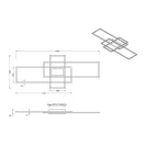 Trio 620010407 Irvine mennyezeti lámpa