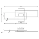 Trio 620010408 Irvine mennyezeti lámpa