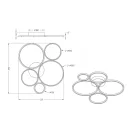 Trio 622610532 Rondo mennyezeti lámpa