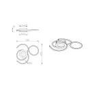 Trio 623410231 Jive mennyezeti lámpa