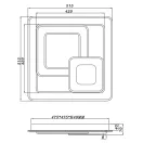 Trio 629219331 Mita mennyezeti lámpa