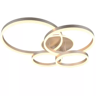   Trio 632210407 Drake távirányítós, 5850lm, 2700-6500K, fényerőszabályzós mennyezeti lámpa