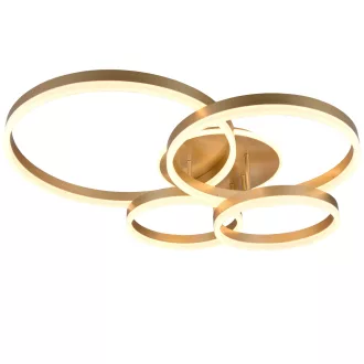   Trio 632210479 Drake távirányítós, 5850lm, 2700-6500K, fényerőszabályzós mennyezeti lámpa