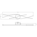 Trio 641210308 Blaze mennyezeti lámpa