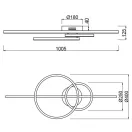 Trio 643010307 Montilla mennyezeti lámpa