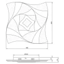 Trio 647110131 Akita mennyezeti lámpa