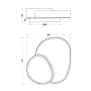 Trio 647510280 Rise mennyezeti lámpa