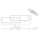 Trio 647710407 Albany mennyezeti lámpa