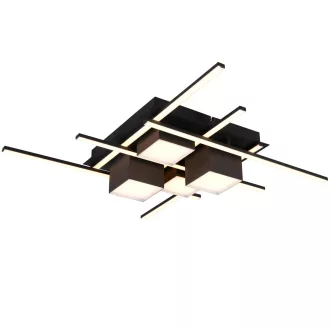   Trio 647810432 Roger 4050lm, 2700-6500K, távirányítós, dimmelhető, 70x70cm mennyezeti lámpa