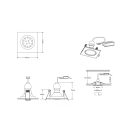 Trio 650000307 Jura mennyezetbe építhető lámpa szett