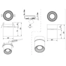 Trio 651000107 Guayana spot lámpa