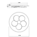 Trio 653210680 Mandala mennyezeti lámpa