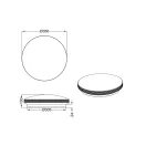 Trio 659411806 Apart fürdőszobai mennyezeti lámpa