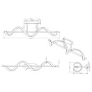 Trio 672910106 Sydney mennyezeti lámpa