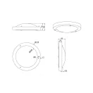 Trio 6801011-32 Condus fürdőszobai mennyezeti lámpa