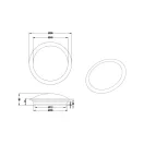 Trio 680310132 Umberto fürdőszobai mennyezeti lámpa