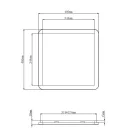 Trio 689314032 Camilla fürdőszobai mennyezeti lámpa