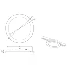Trio 76921587 Duoline sínrendszeres led panel