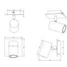 Trio 802400165 Marley spot lámpa