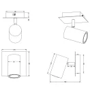 Trio 802400180 Marley spot lámpa