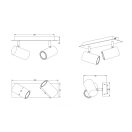 Trio 802400232 Marley spot lámpa