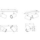 Trio 802400265 Marley spot lámpa