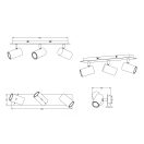 Trio 802400324 Marley spot lámpa