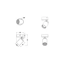 Trio 803500132 Pago spot lámpa