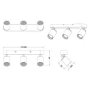 Trio 803500332 Pago spot lámpa