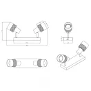 Trio 811700232 Nandini spot lámpa