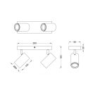 Trio 812400207 Marley spot lámpa