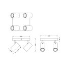 Trio 812400432 Marley spot lámpa