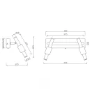 Trio 855310232 Ikaris  42x20,5cm, fényerőszabályozható, 2x450lm, 2300/3000/4000K spot lámpa