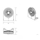 Trio R044-49 Breezy Hordozható ventilátor