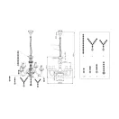 Trio R1107-03 Luster csillár