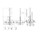 Trio R1170-00 Luster csillár