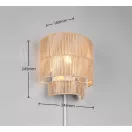 Trio R20071026 Satna 1xE27, 24,5x24,5cm fali lámpa