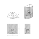 Trio R20101026 Bina 1xE27, 19x10,5cm, kapcsolós fali lámpa