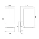 Trio R21596124 Bonito kültéri fali lámpa