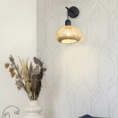 Trio R21871736 Leonie 1xE27, 30,5x18cm, kapcsolós fali lámpa