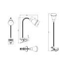 Trio R22711101 Arras csiptethető lámpa