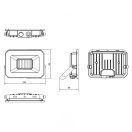 Trio R23346132 Funchal 12x8,5cm, 1800lm, 4000K, IP65, kültéri fali lámpa