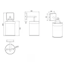 Trio R26476124 Almeria 29x12,5cm, 1xE27, IP44, kültéri fali lámpa