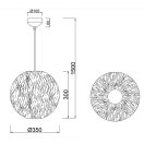 Trio R31581001 Furry függeszték