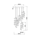 Trio R34185306 Laola függeszték